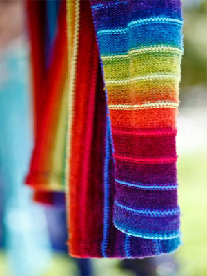 радужный плед