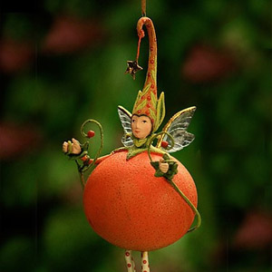 елочный человечк с мандариновым сердцем