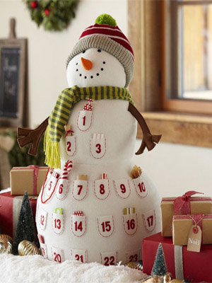 снеговик календарь