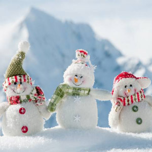 три снеговичка