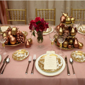 новогодний стол