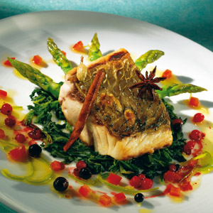 салат с рыбой