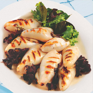 Кальмары на гриле