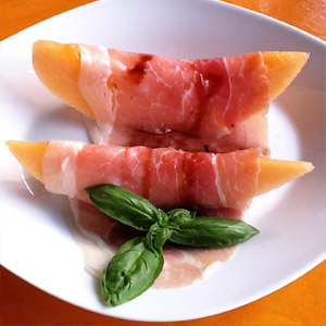 Прошутто с дыней