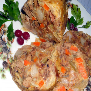 зельц с чесночком