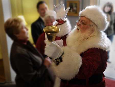 встреча новогодних гостей