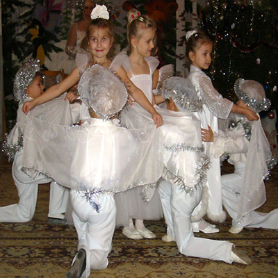 танец снежинок