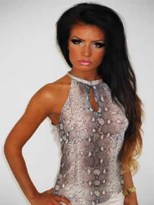 блуза со змеиным принтом