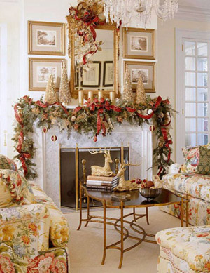 гостинная о новогоднему