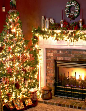 новогодние огни