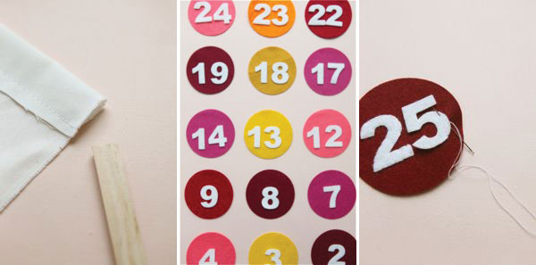 пришиваем цифри