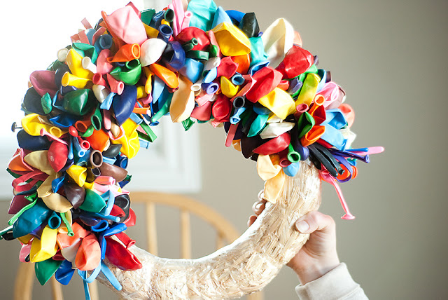 разноцветный венок 