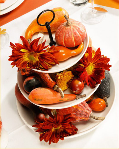 тыквы в фруктовнице