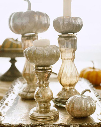 серебристые тыквы