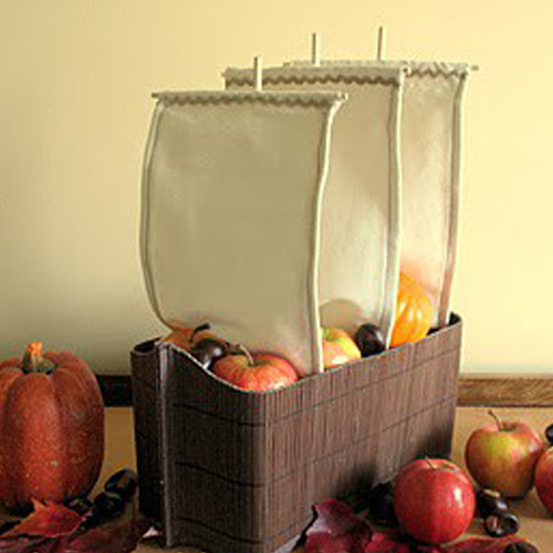 кораблик с фруктами