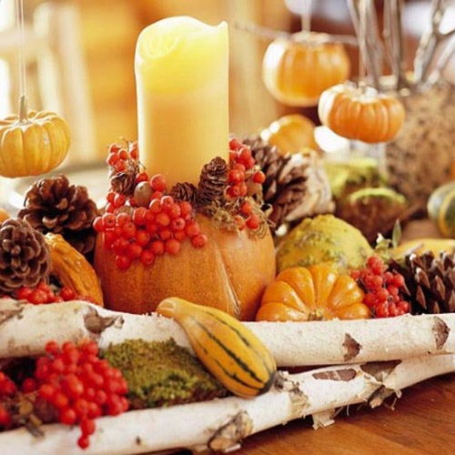 тыква-подсвечник