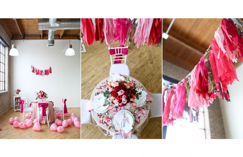 конфети и гирлянды