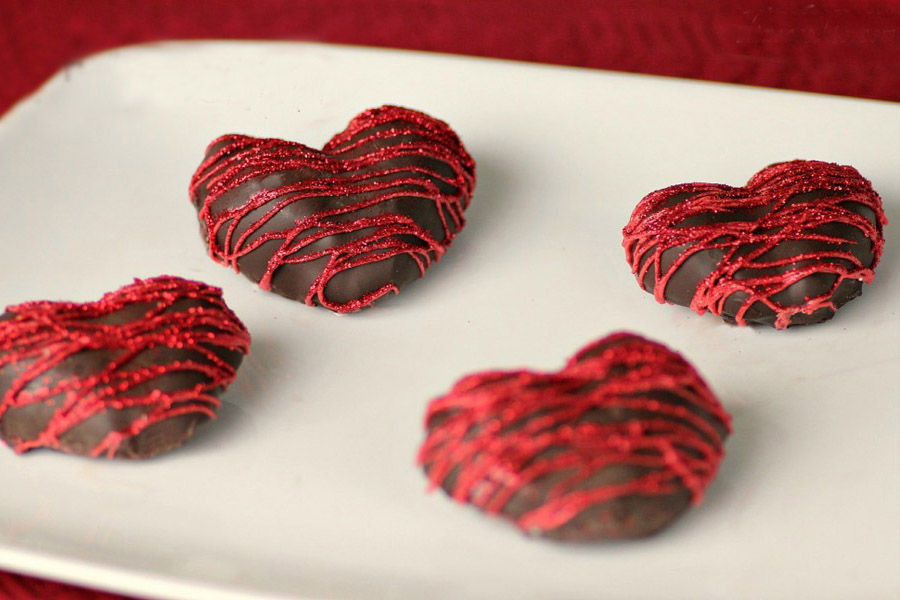 Шоколадные сердечки