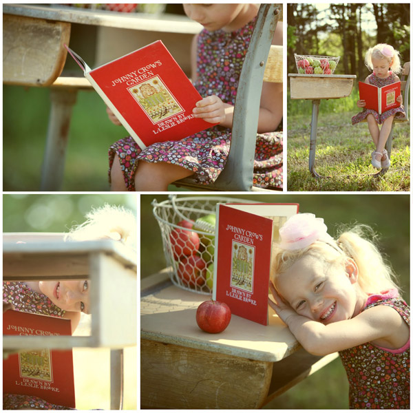 девочка читает