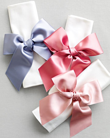 атласные бантики