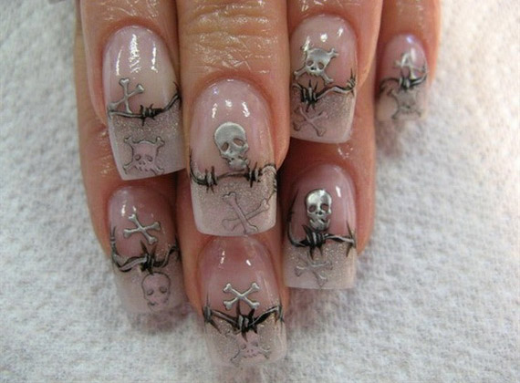 наклейки черепа