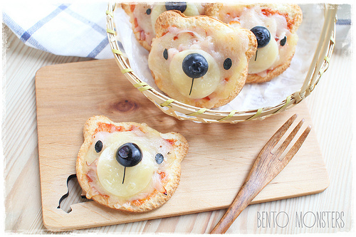 Пицца-медведь  для детей