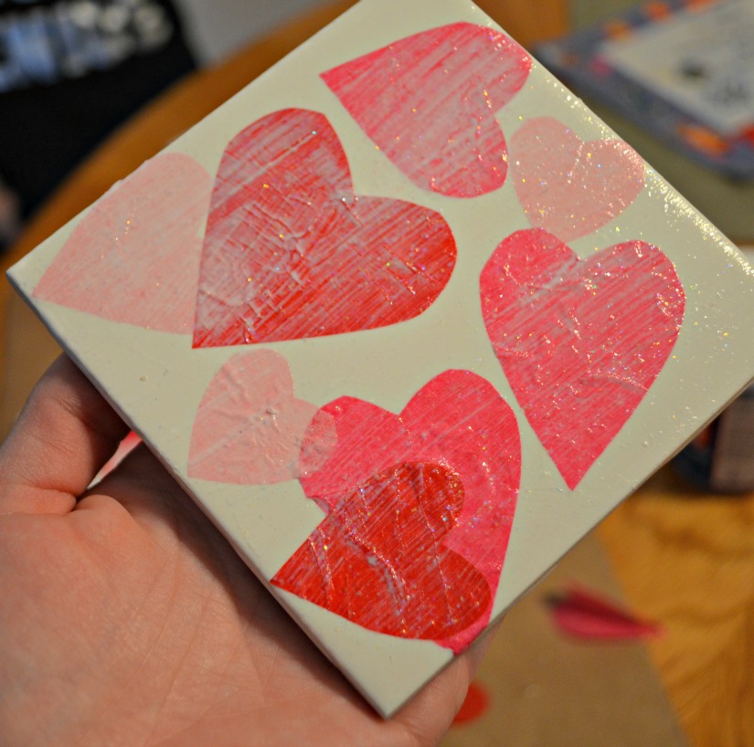 наносим блестки