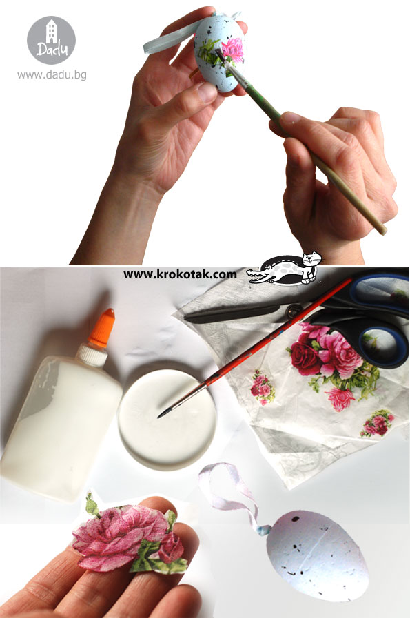 декупаж яичек