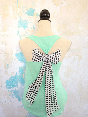 бант с сердечками