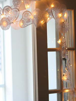 Гирлянда из салфеток 