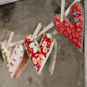 Гирлянда «Плюшевое сердце»