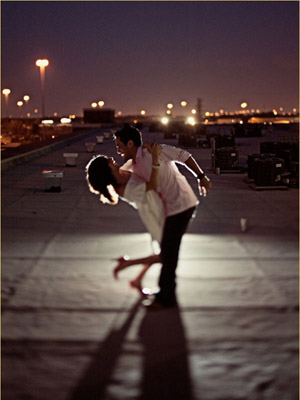 поцелуй на крыше