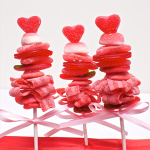 Желейные конфетки-валентинки