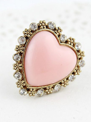 розовое сердечко