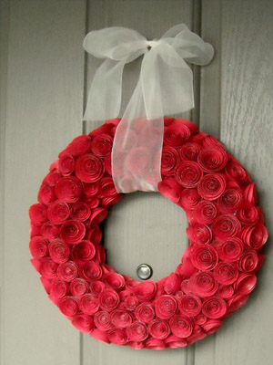 Венок на входную дверь