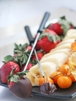 Шоколадное фондю 