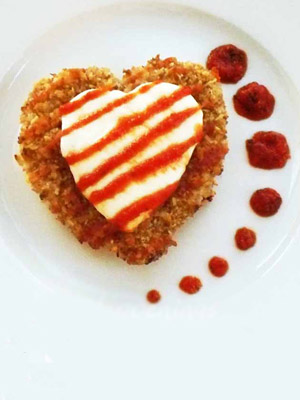 Радичио с грибами 