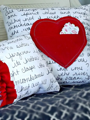 Подушки- письма