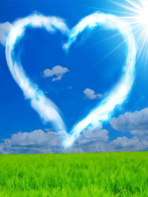 сердце из облака