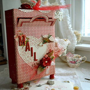 почтовый ящик для валентинок