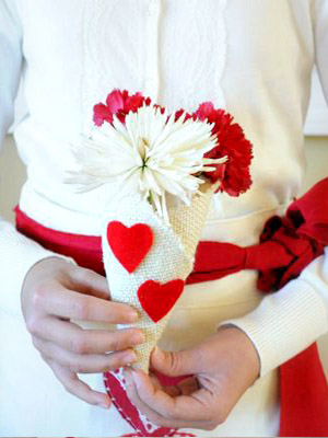 цветы на День Валентина