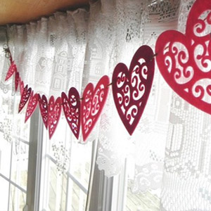 ажурные сердца