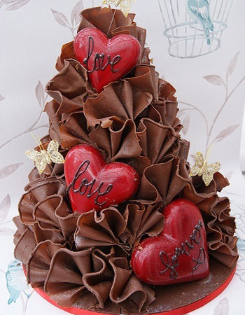 шоколадный торт 