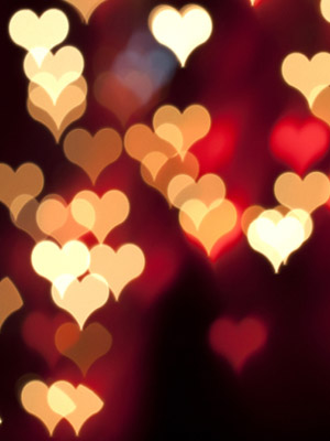 сердечки тени