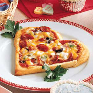 пицца сердечко