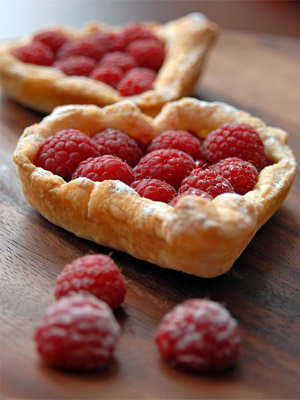 сердечки с малинкой