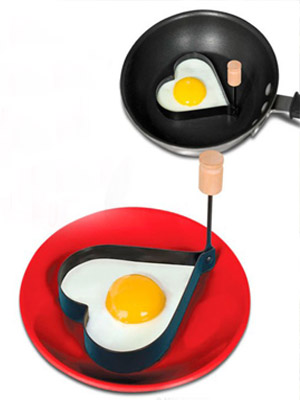 яичница сердце