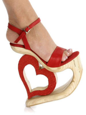 туфли сердце