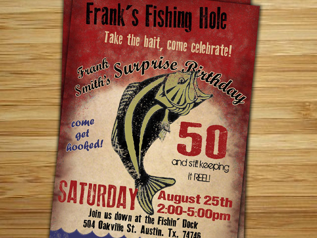 юбилей 50 лет для рыбака