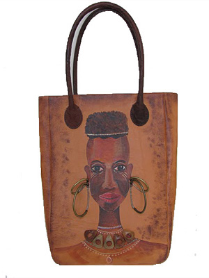 сумка с африканским принтом